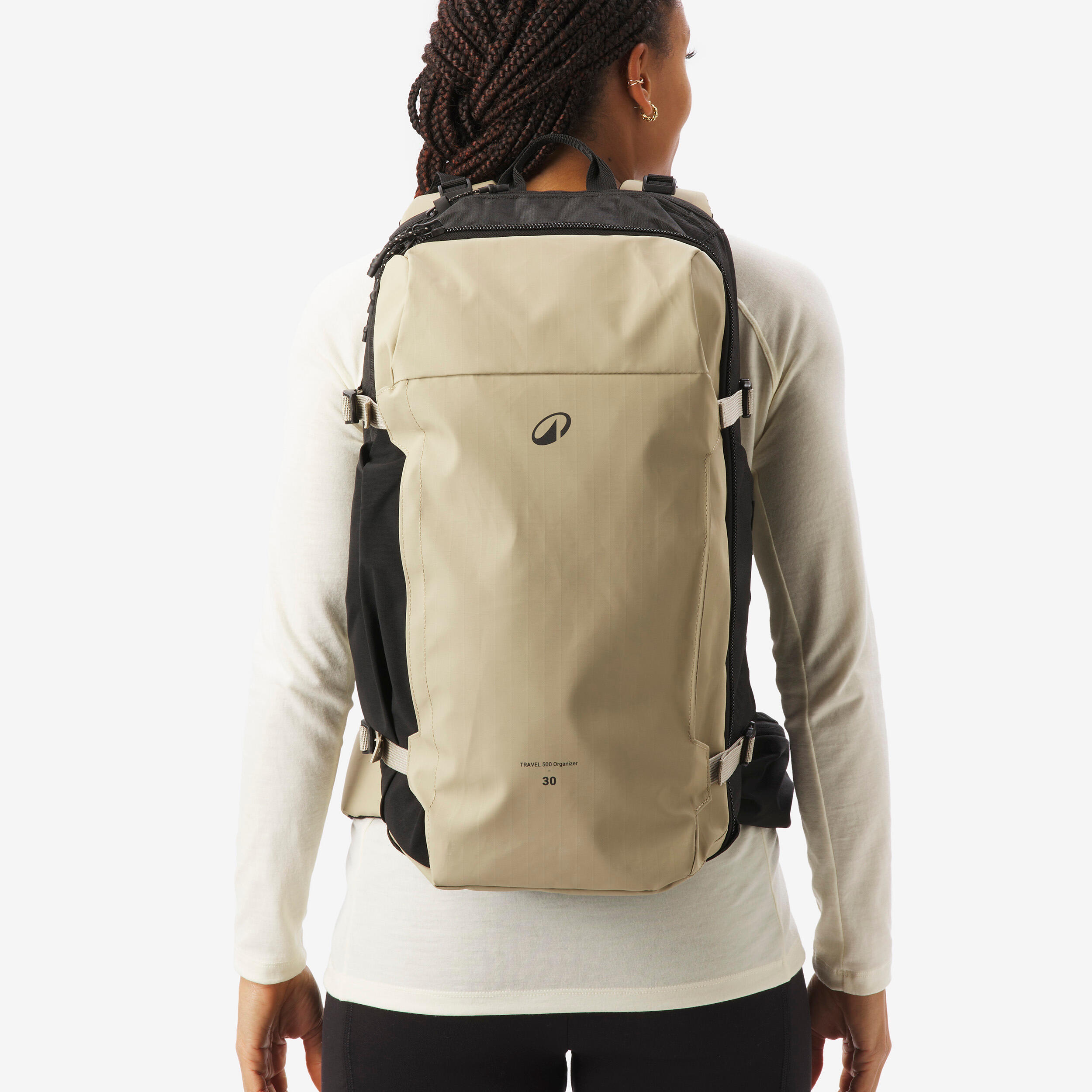 Suitcase-Style Backpack 30 L, Travel 500 Organizer - QUECHUA