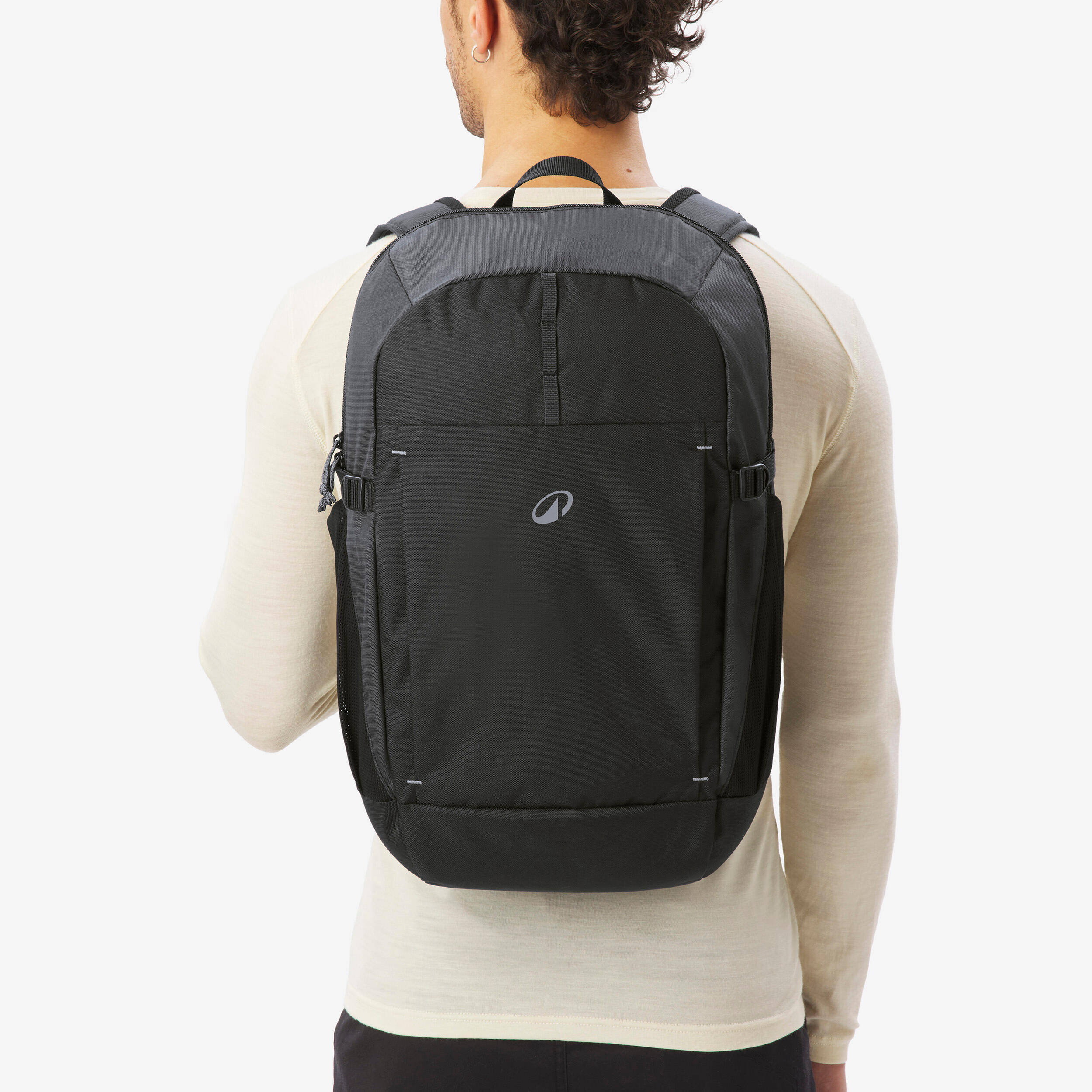 Hiking backpack 27 L, Arpenaz 100 - Grey -  3