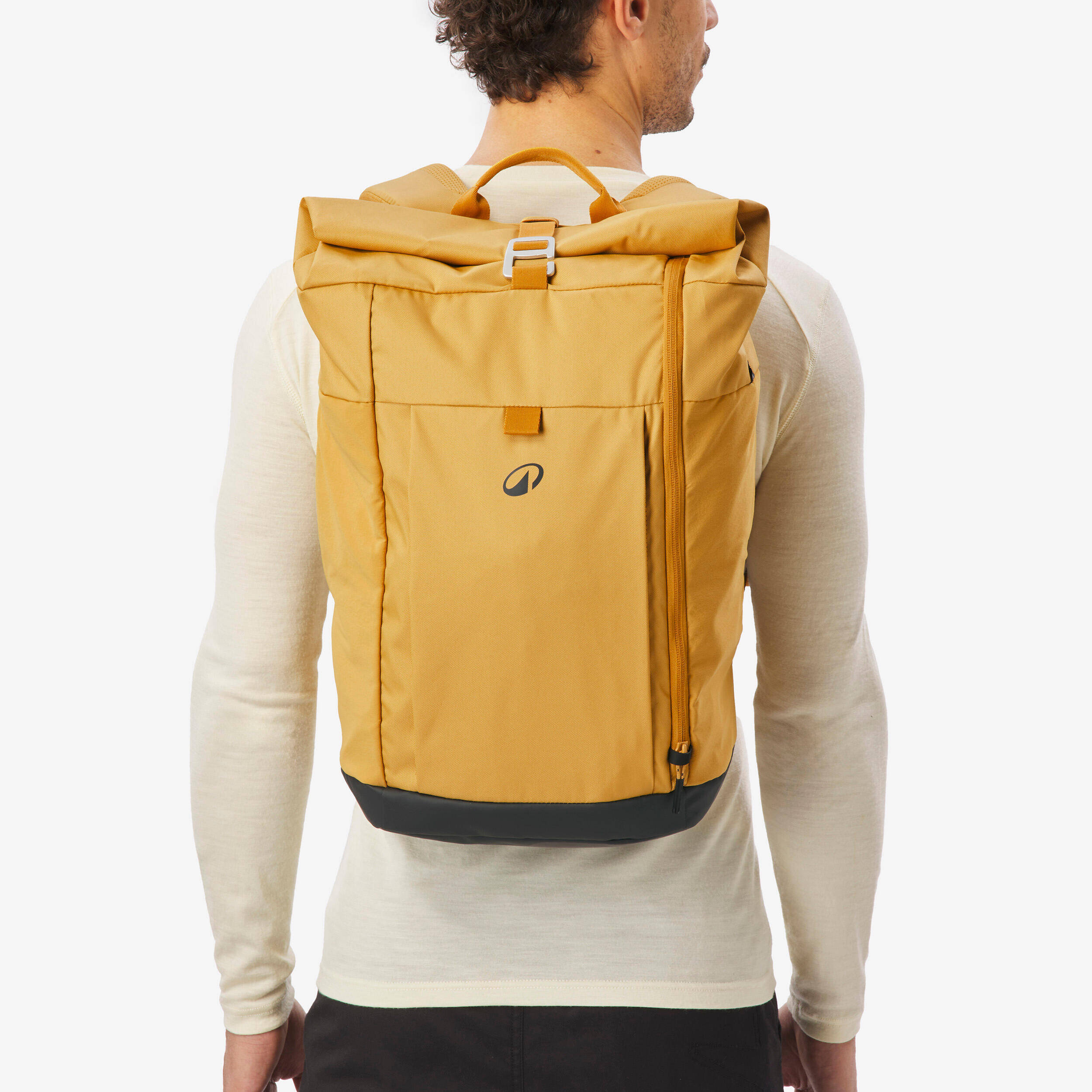 Hiking backpack 23 L, Escape 500 Rolltop - Yellow -  3