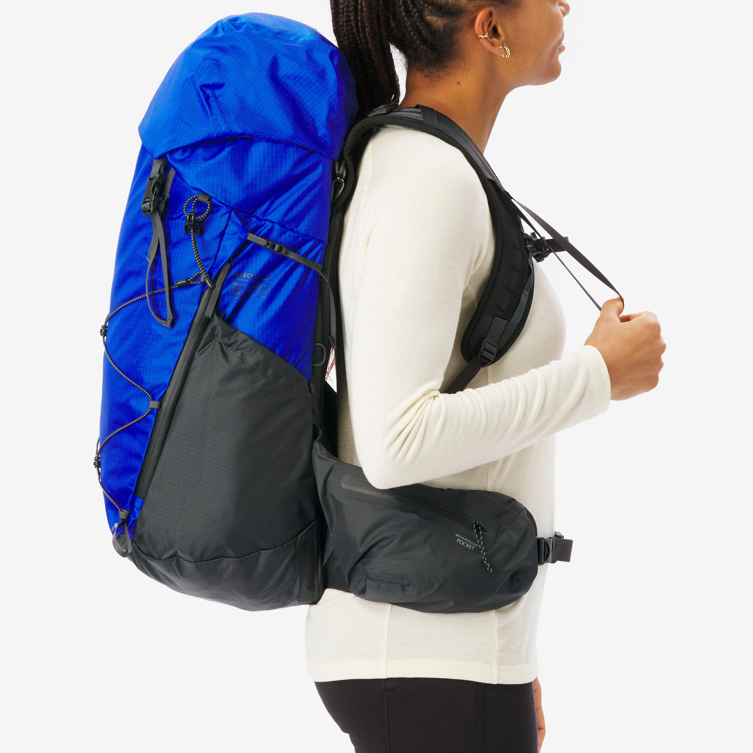 Sac à dos de randonnée, MH900 38L bleu 4/22