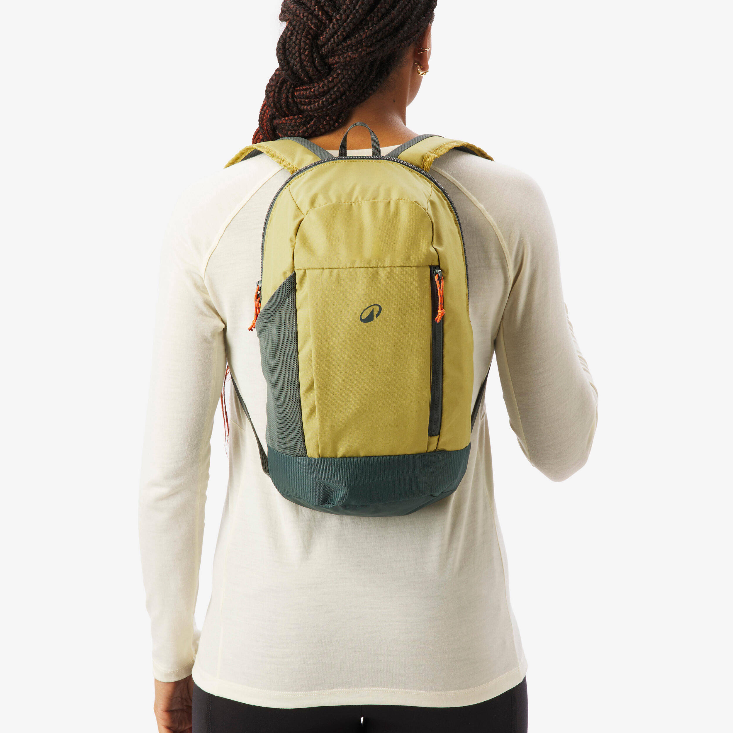 10L hiking backpack Arpenaz 100 - Khaki -  2