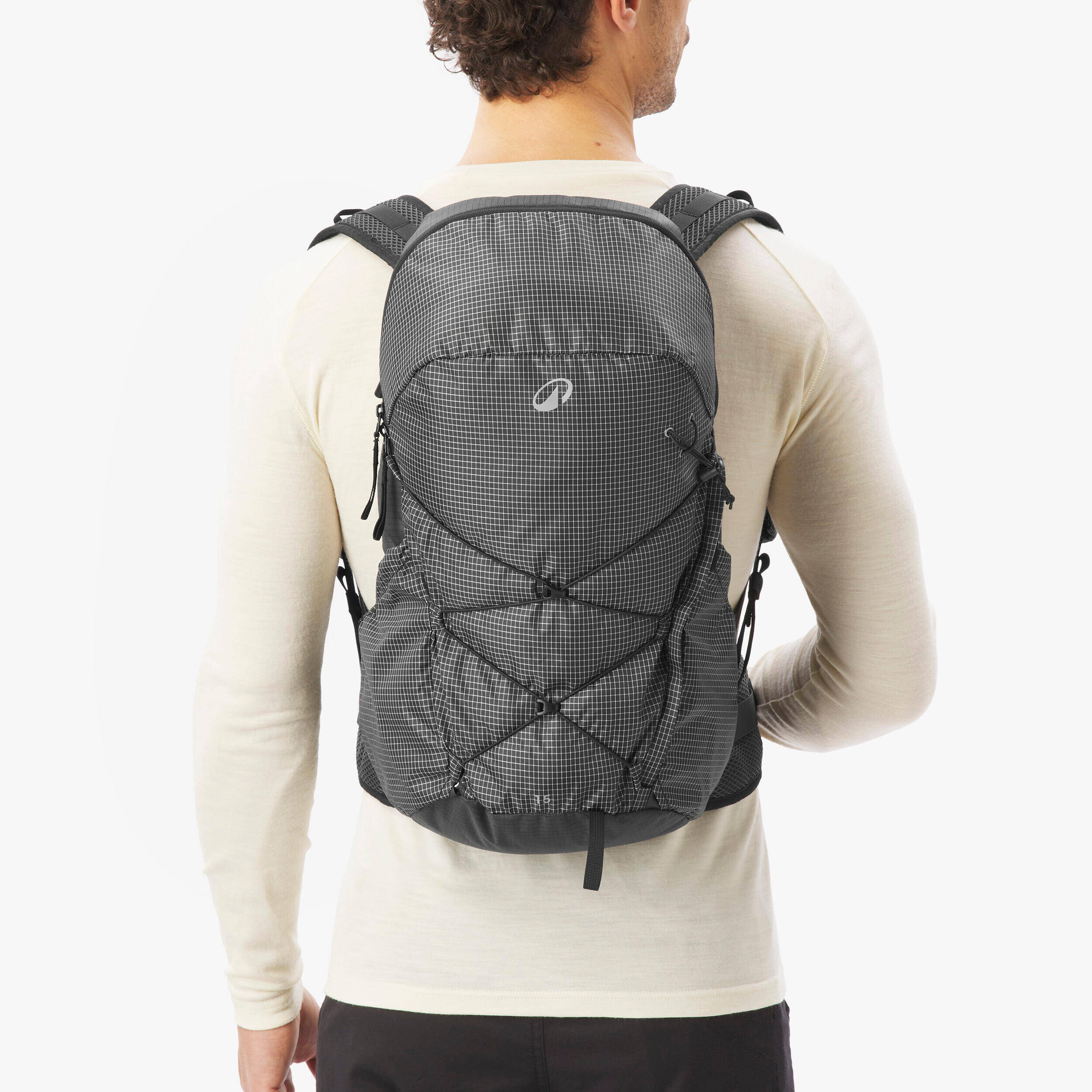 Hiking backpack MH500 LIGHT 15 L - Black -  4