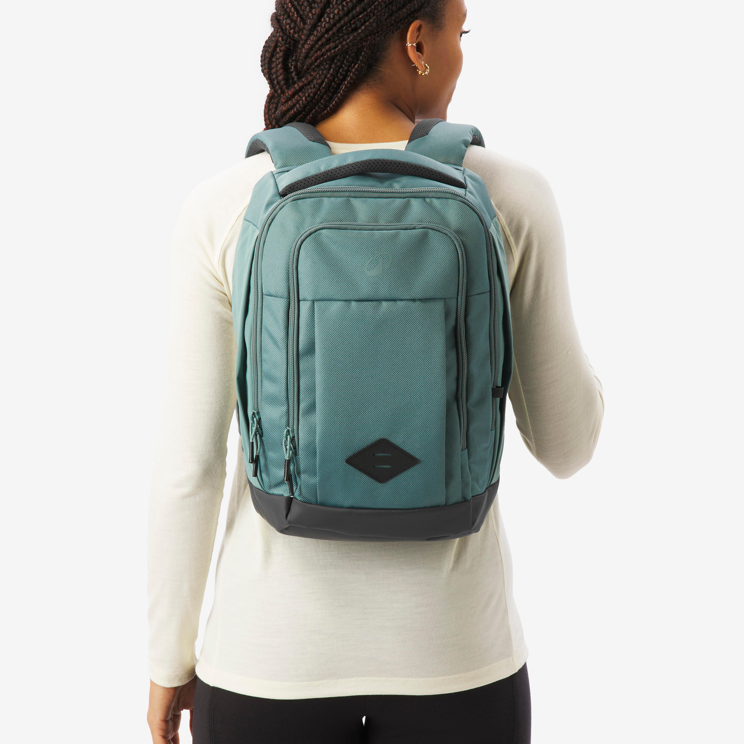 16L Multi-Pocket-Wanderrucksack, Escape 500 Grün 2/14