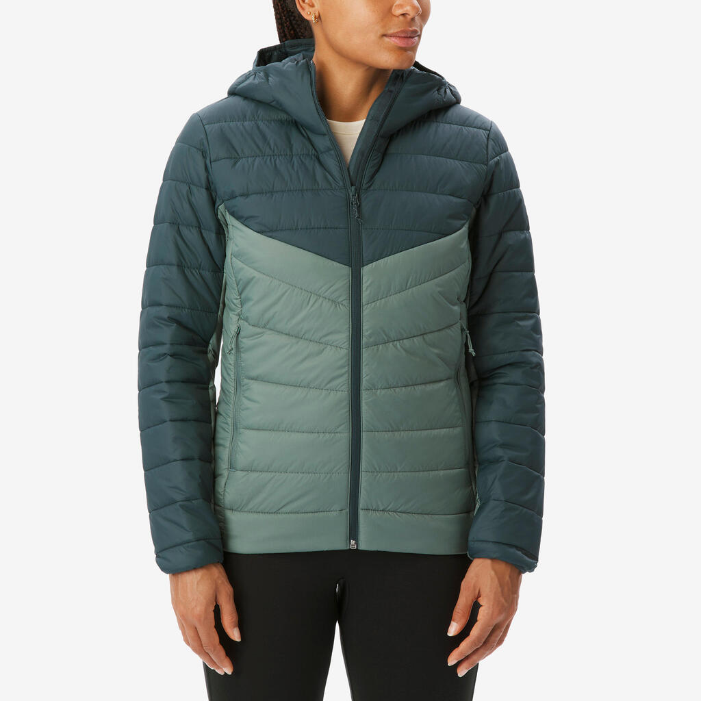 W SYNTH. DOWN JACKET MH500 - Green