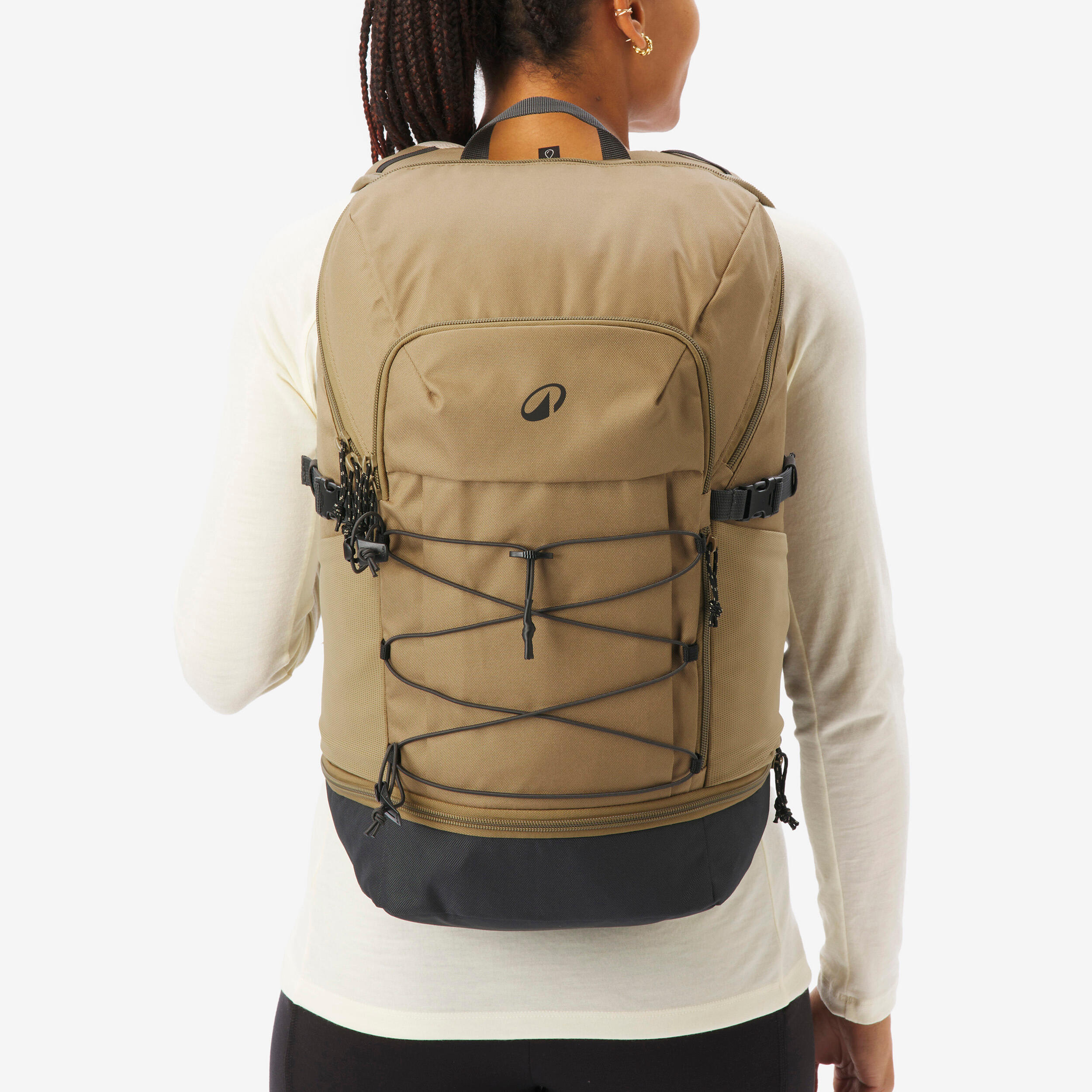 バッグ AQ7kP9 Hiking backpack 30 L, Arpenaz 500 - Brown | Decathlon