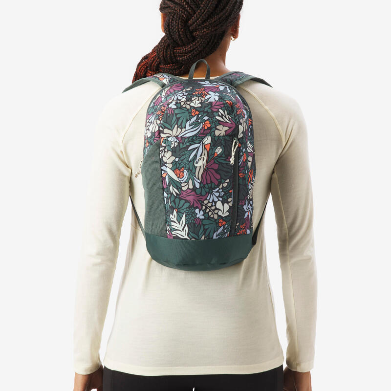 Outdoor Sırt Çantası - Çiçek Desenli - 10 L - Arpenaz 100