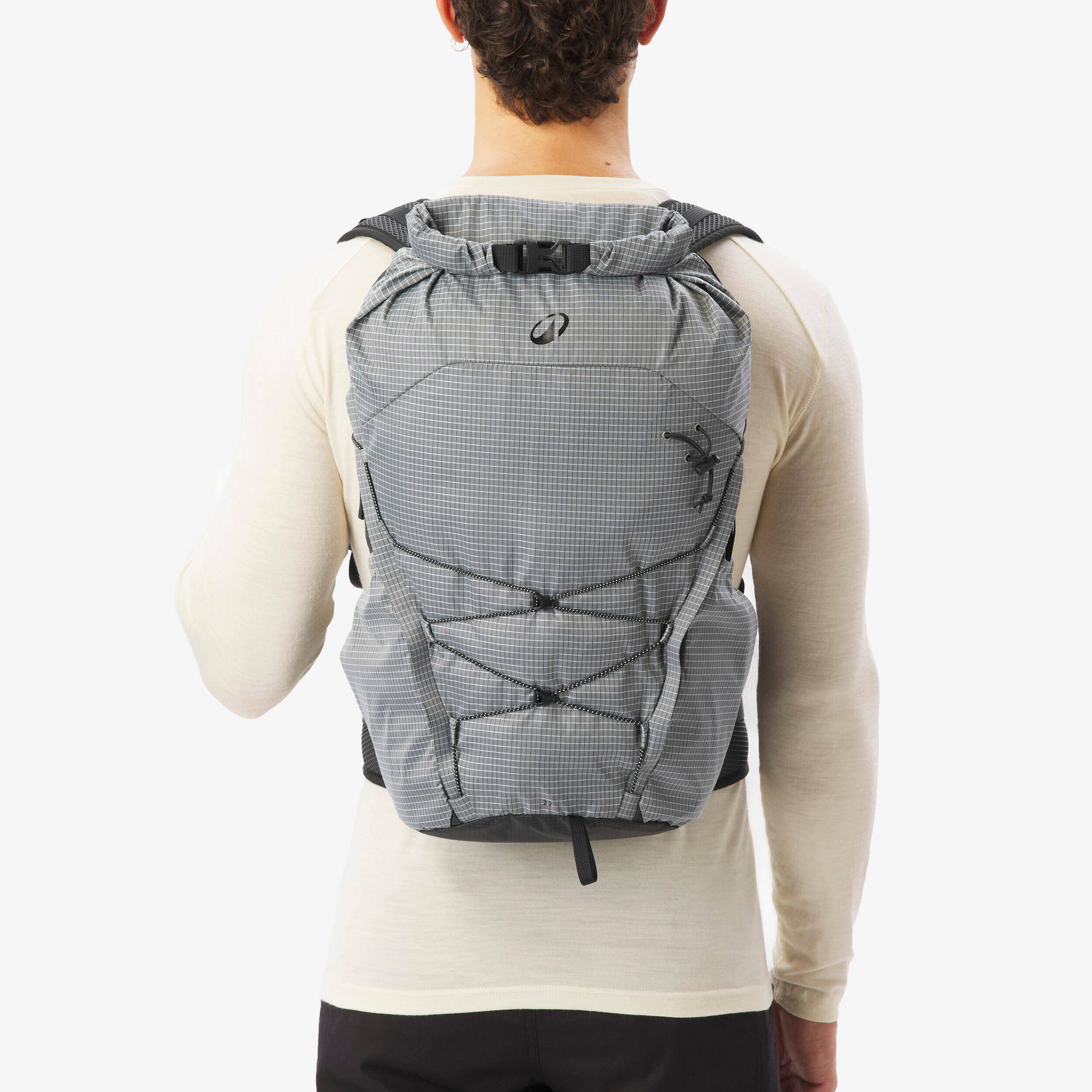 Mountain hiking backpack, MH500 LIGHT 22 L - Grey -  5