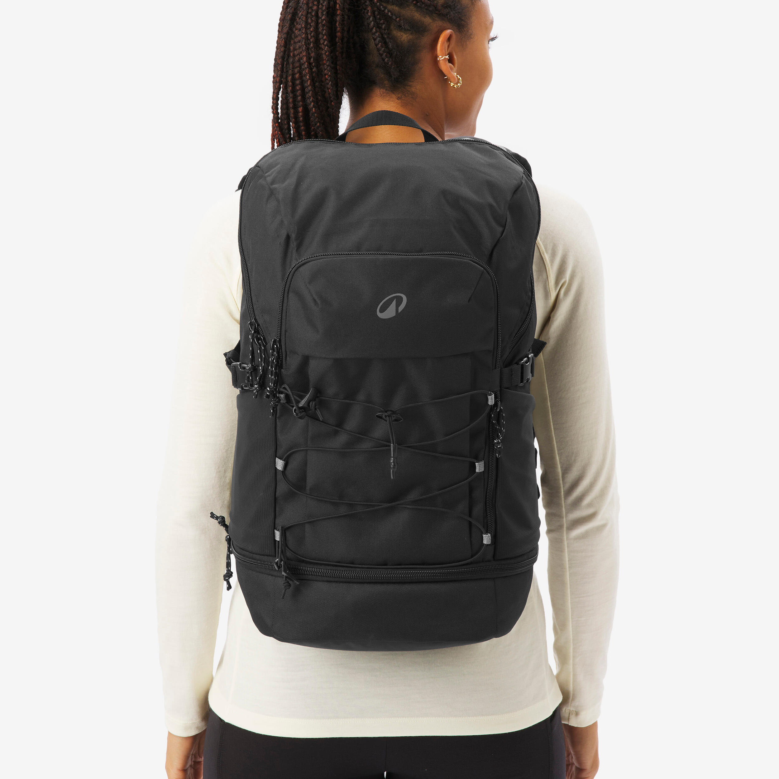 Sac à dos de randonnée 30L, Arpenaz 500 noir 4/8