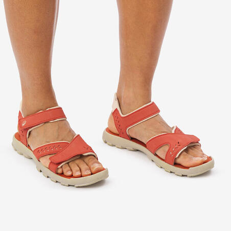 Сандалі жіночі NH100 для туризму оранжеві