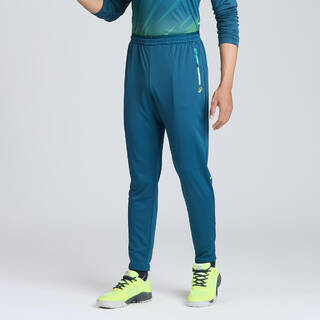 Men Cricket Trackpants Tapered Fit & Stretchable TP500 - Turquoise