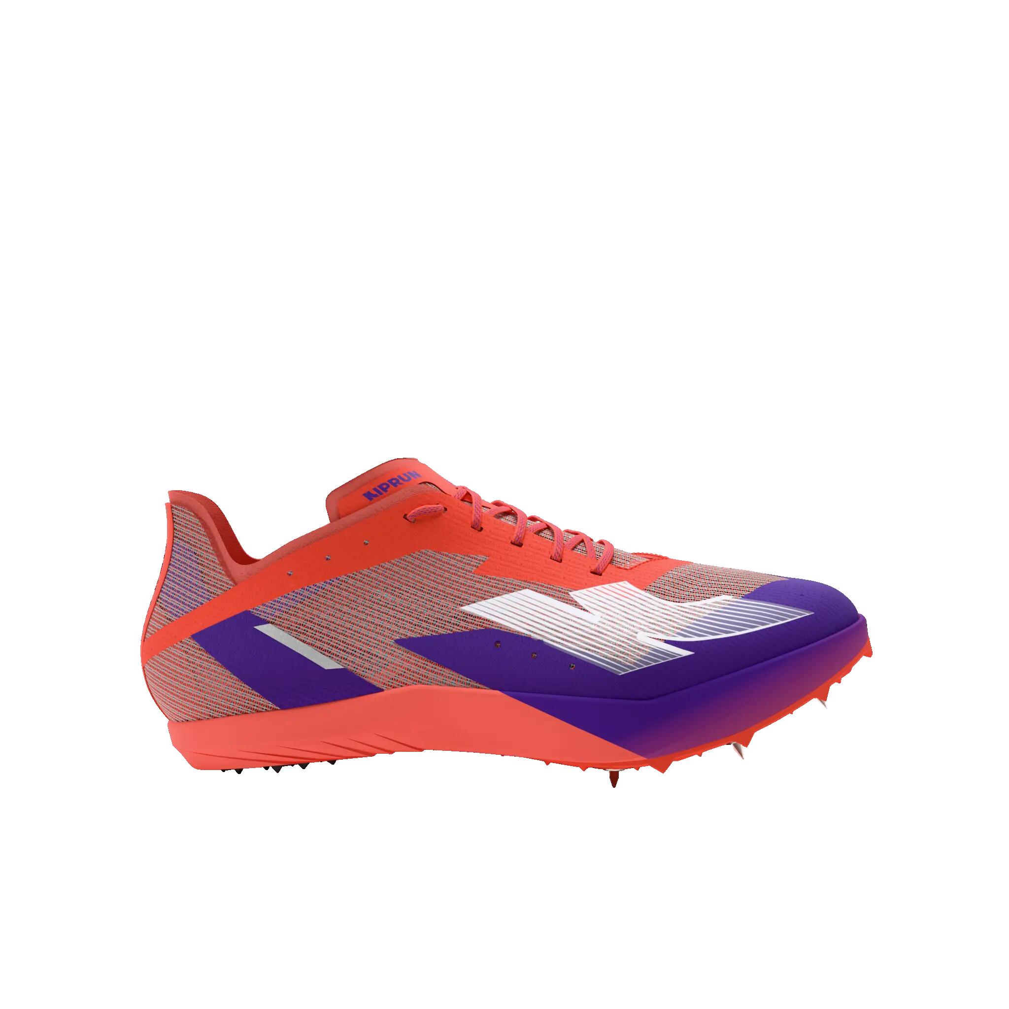 Laufschuhe Leichtathletik Cross Country - AT Cross rot/blau 10/10