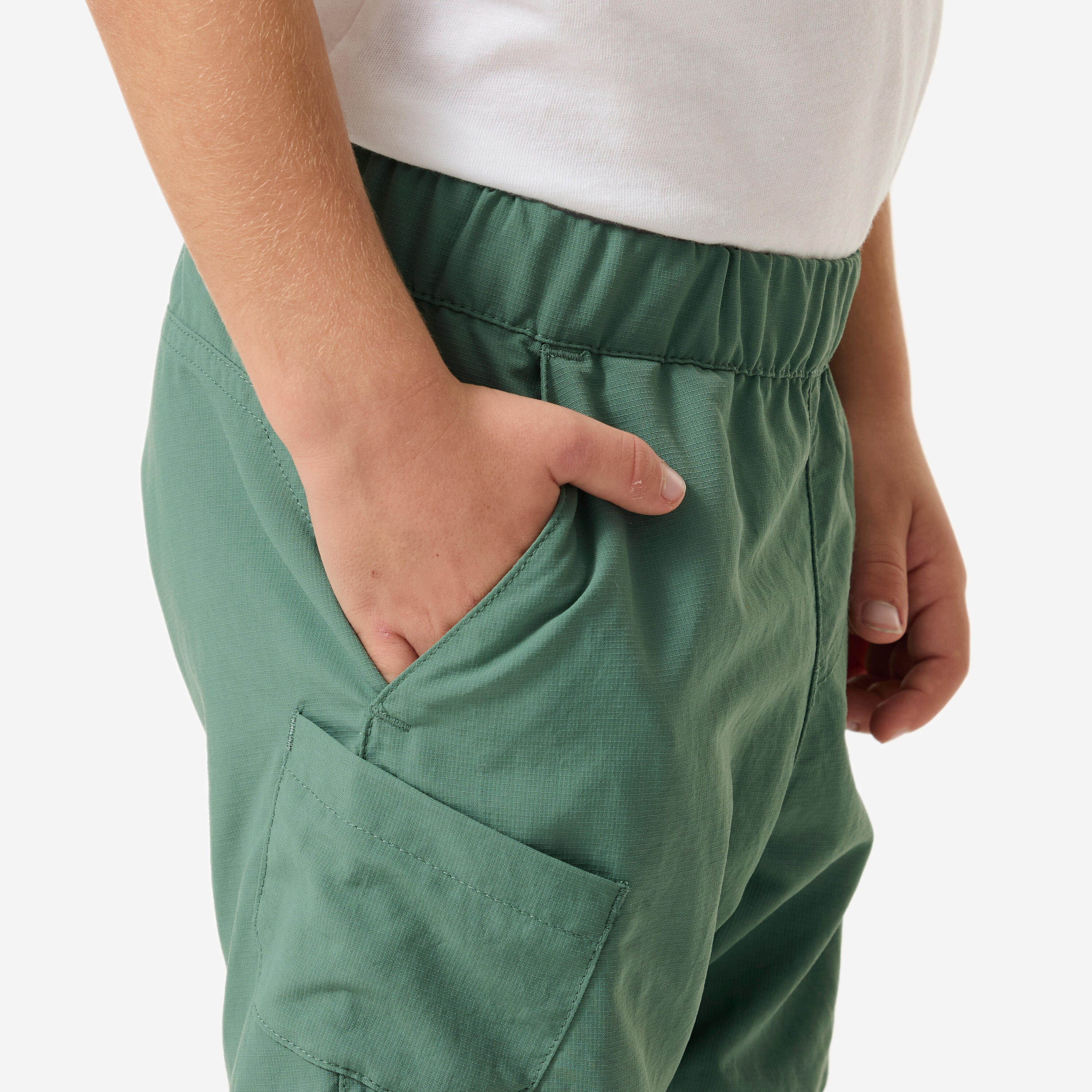 Kids’ Convertible Hiking Pants, MH 500 - QUECHUA