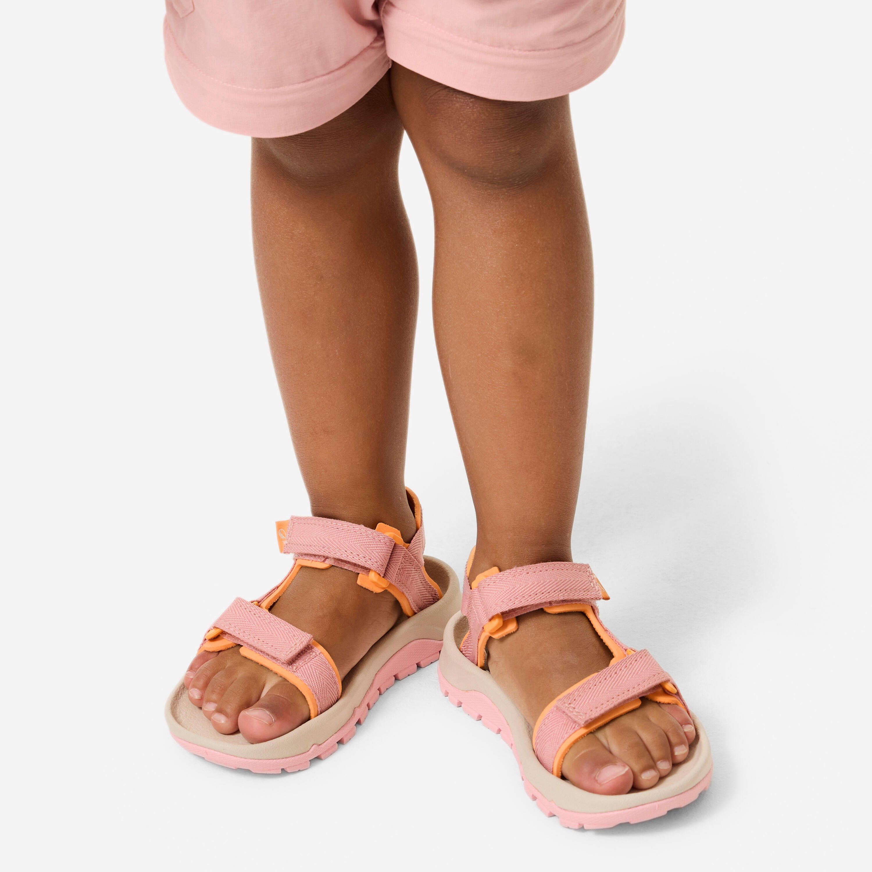 Kids’ Hook-and-Loop Hiking Sandals, NH 500 Sizes 7.5C–6 - QUECHUA