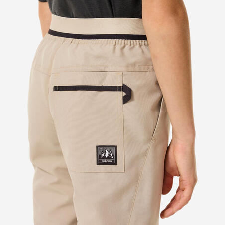 Шорти дитячі MH100 для туризму бежеві