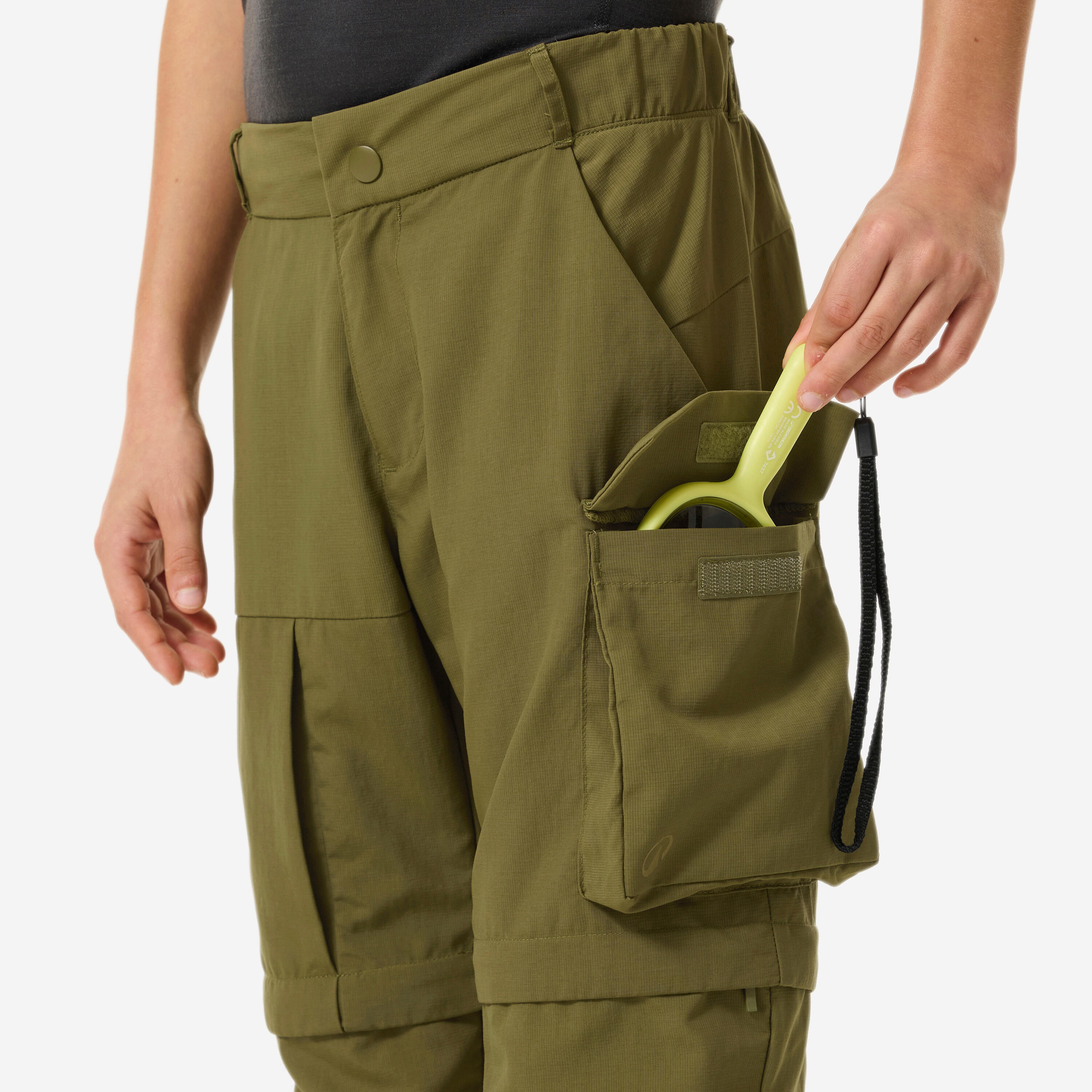 Pantalon de randonnée convertible enfant, MH 500 8/15