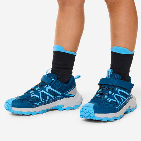 Черевики дитячі CROSSROCK для туризму водонепроникні блакитні EU24-34