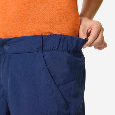 Штани модульні дитячі MH500 для гірського туризму сині