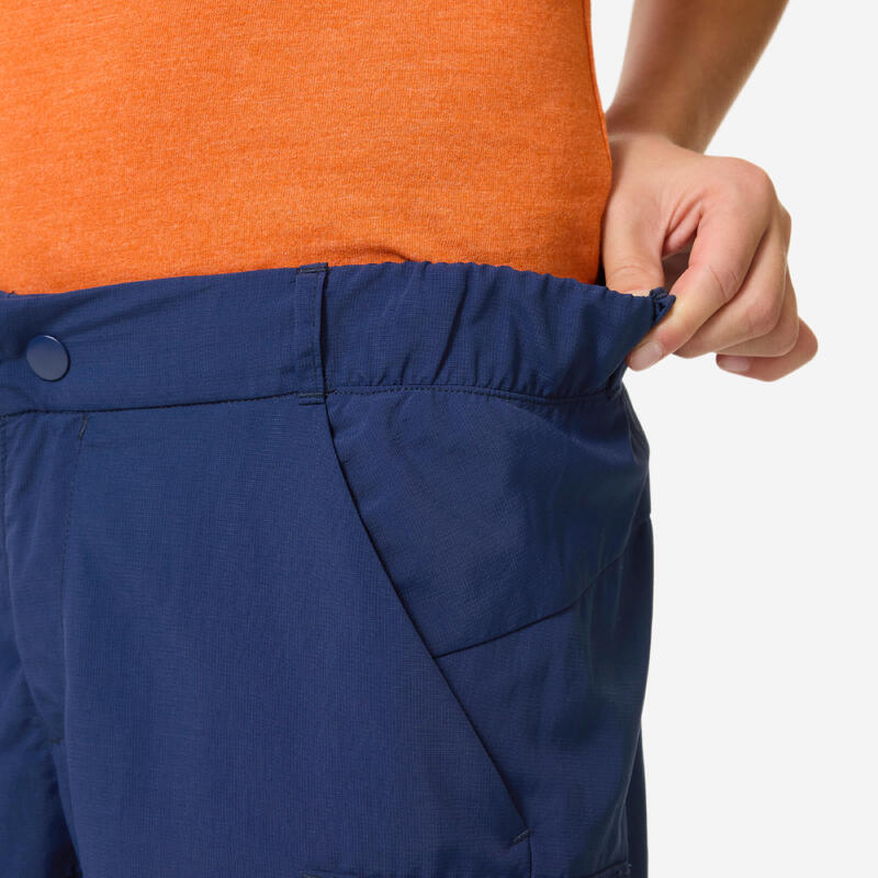 Pantaloni drumeție modulabili pt. copii cu vârsta între 7-15 ani, MH500 albastru