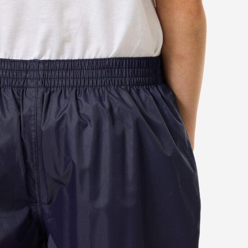 Çocuk Su Geçirmez Outdoor Üst Pantolon - 7/15 Yaş - Lacivert - MH100