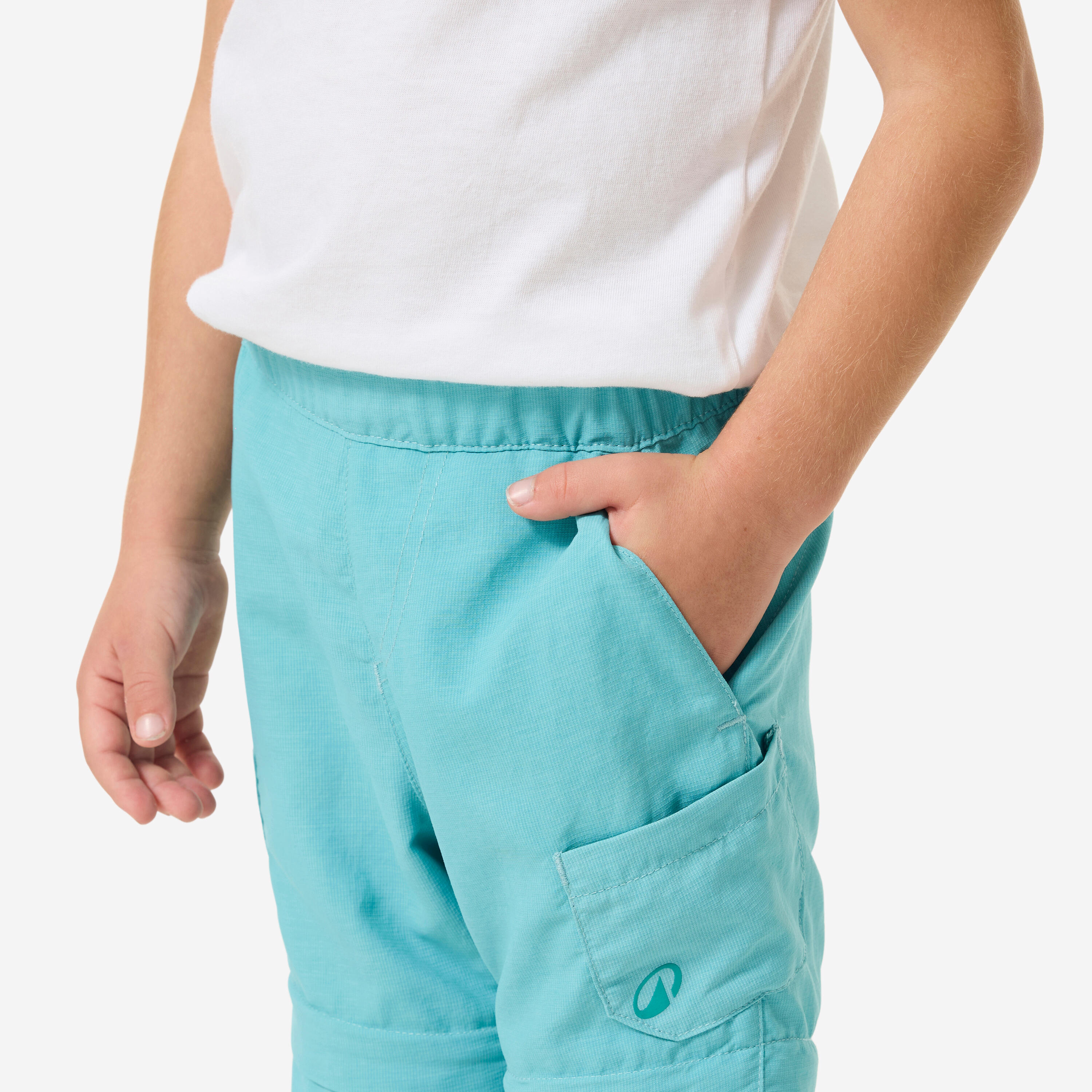Modulare Wanderhose Kinder 2–6 Jahre, MH500 Kid blau 6/10