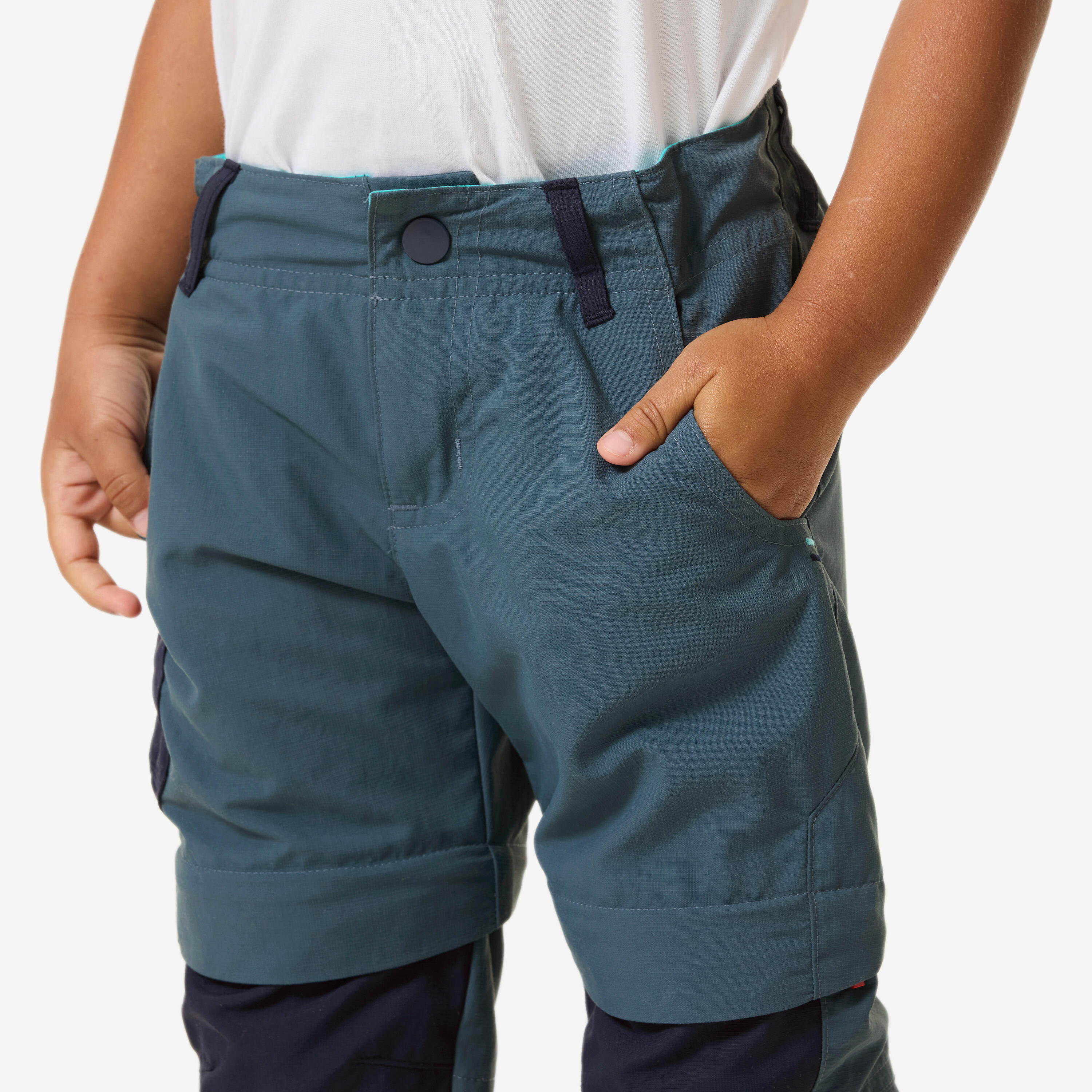 Kids’ Convertible Hiking Pants, MH 500 Age 2–6 - QUECHUA