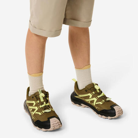 Черевики дитячі Crossrock для туризму водонепроникні хакі EU35-38