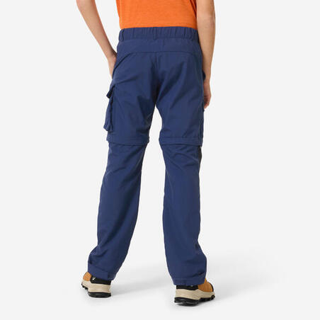 Штани модульні дитячі MH500 для гірського туризму сині