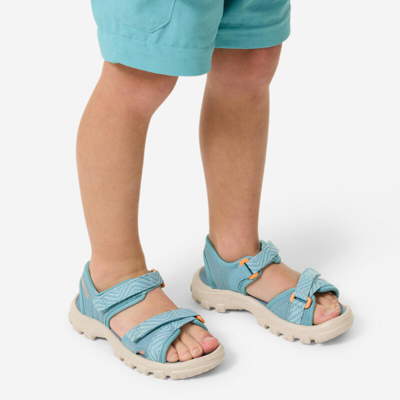 Çocuk Outdoor Sandalet - Mavi - NH100