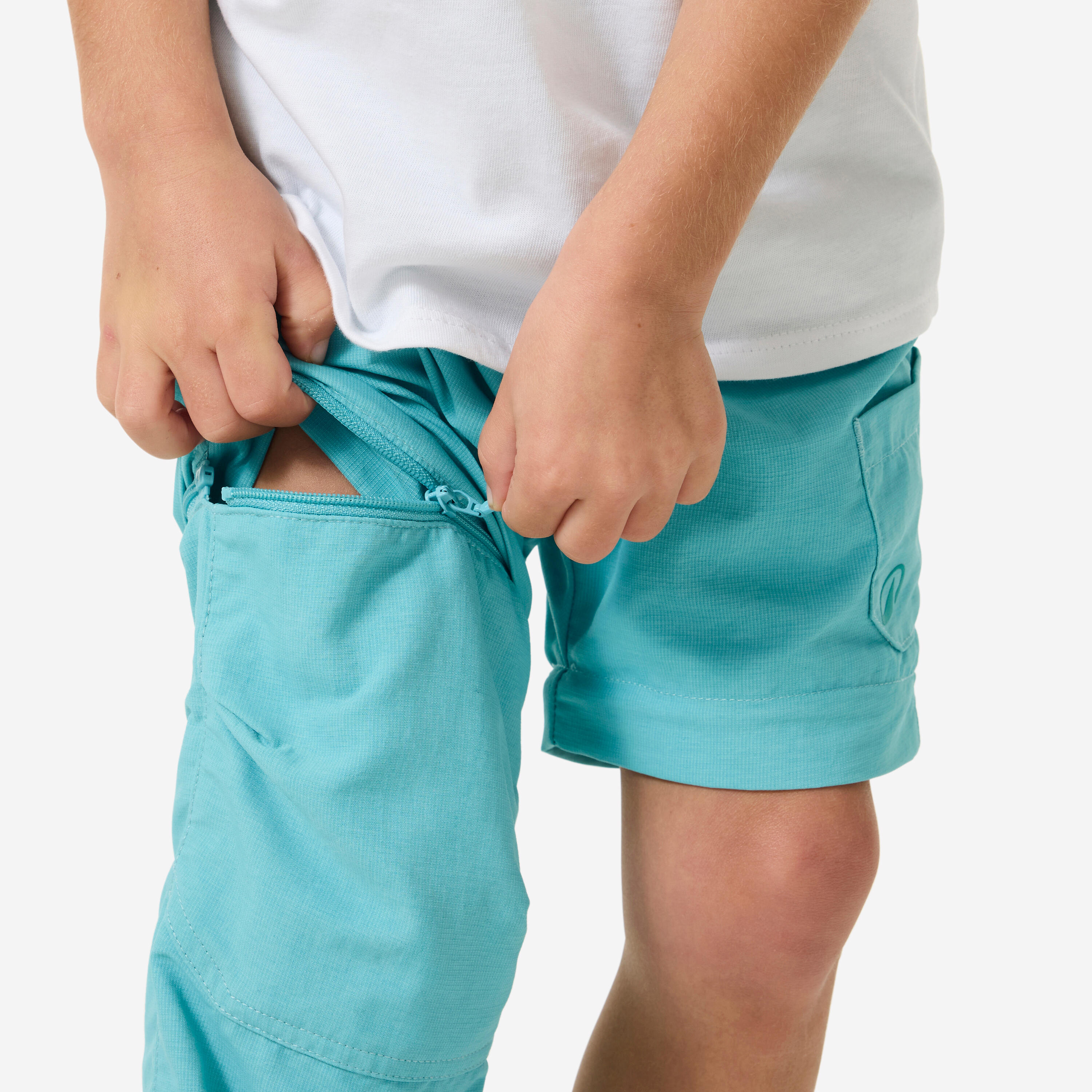 Modulare Wanderhose Kinder 2–6 Jahre, MH500 Kid blau 3/10