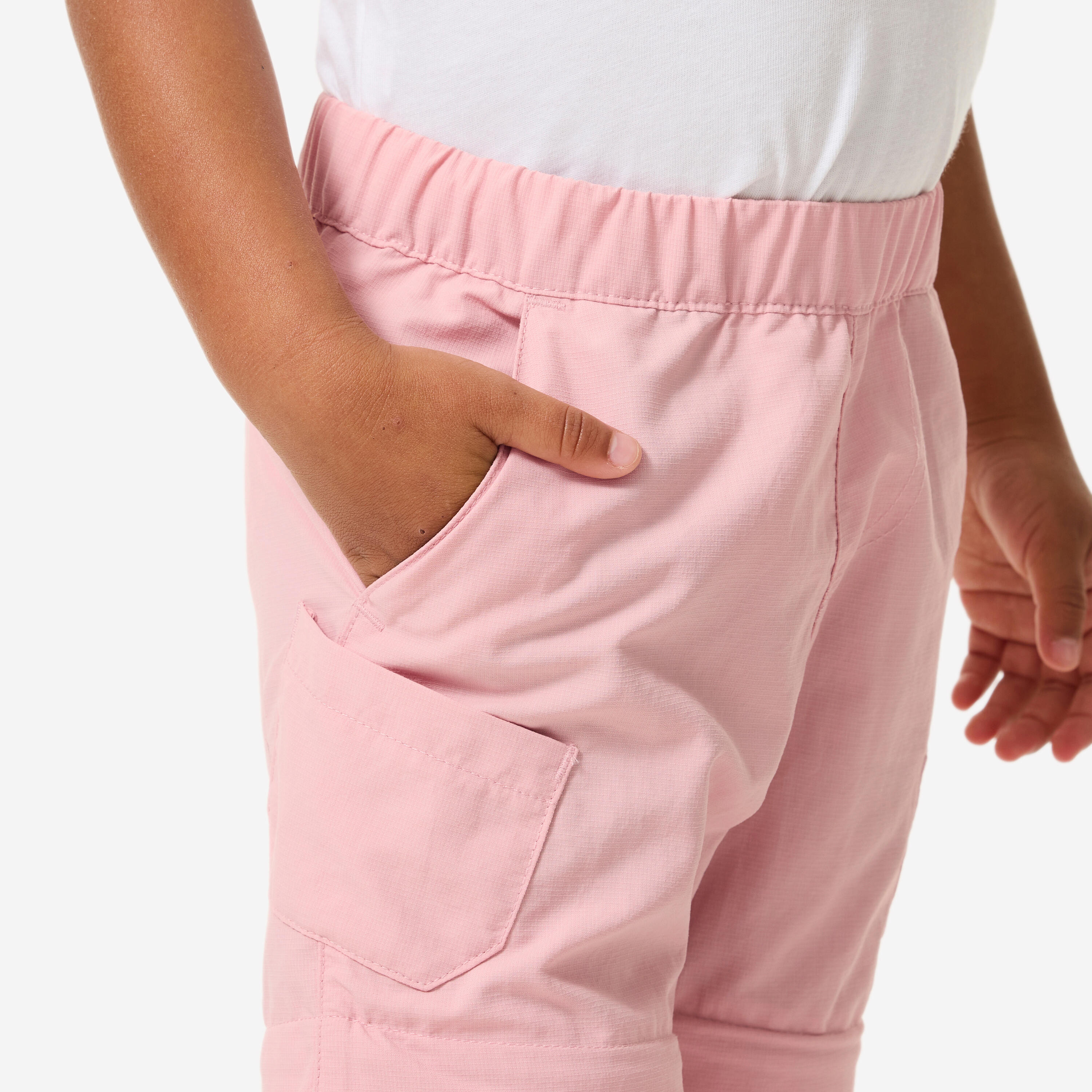 Kids’ Convertible Hiking Pants, MH 500 - QUECHUA