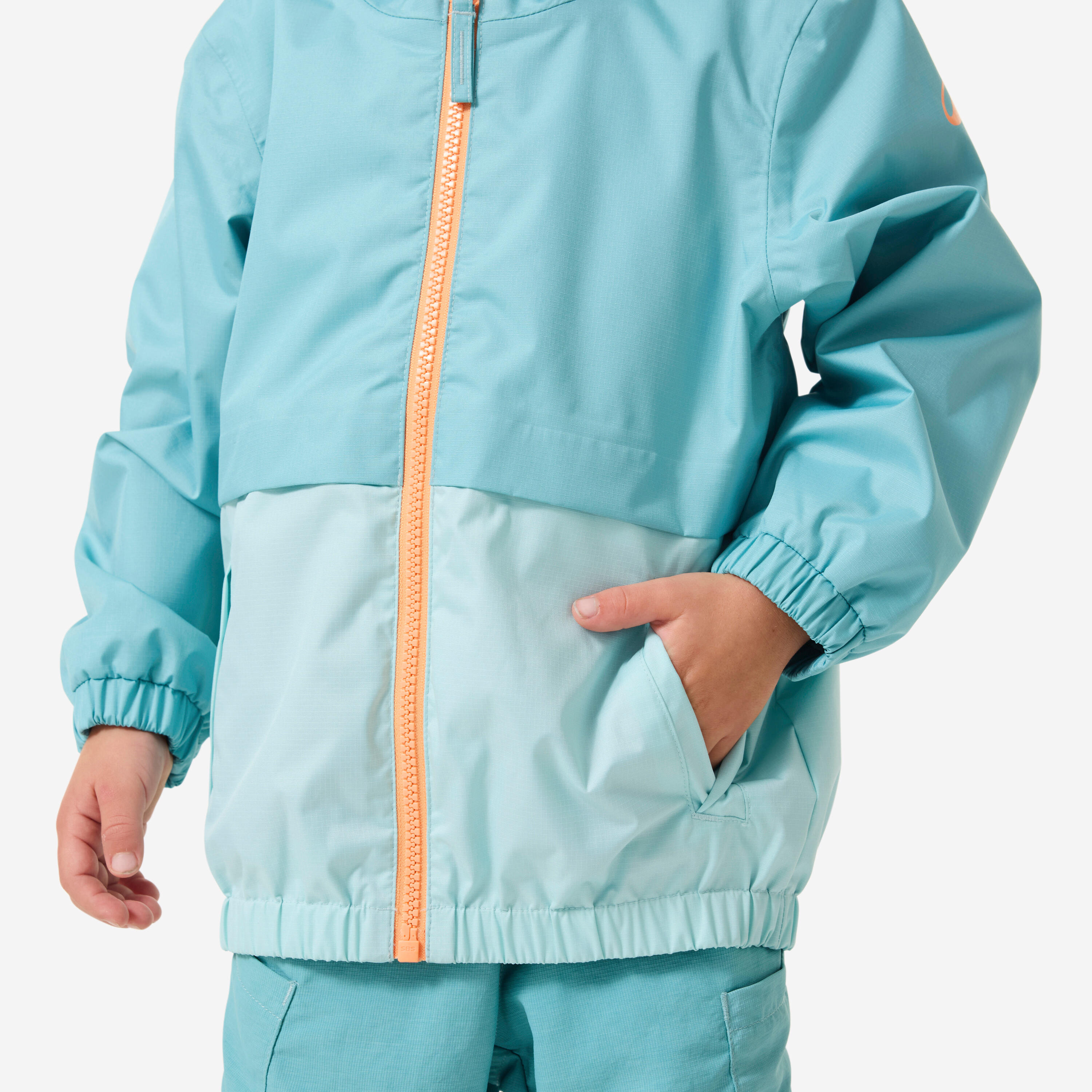 Manteau de randonnée imperméable enfant, MH 500 Âge 2-6 ans 7/7