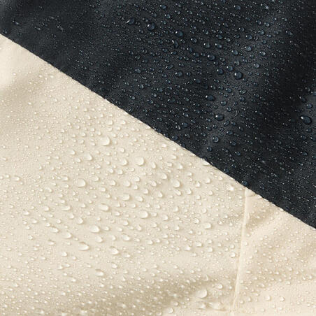 Куртка MH500 для туризму водонепроникна для дітей від 7 до 15 років сіра