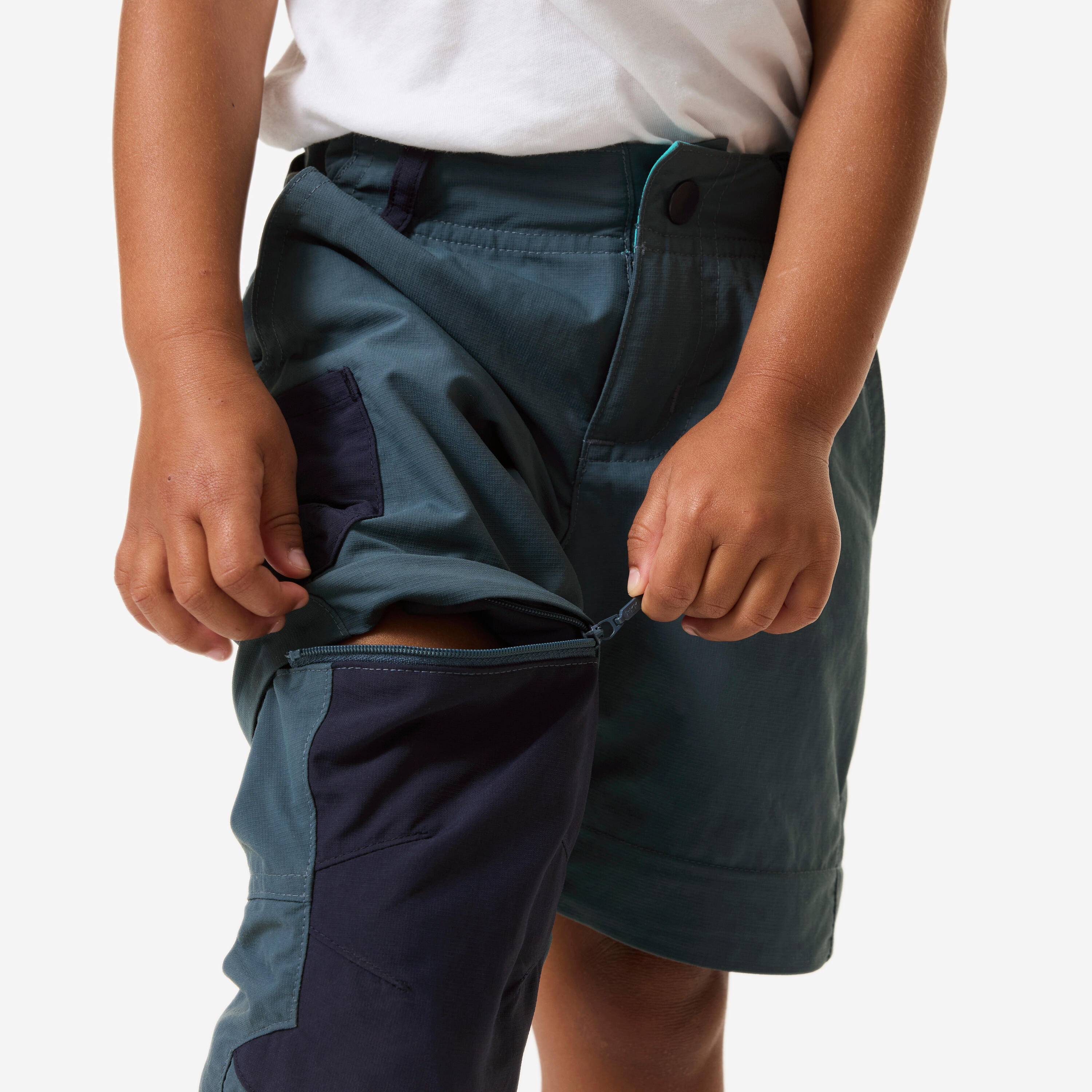 Kids’ Convertible Hiking Pants, MH 500 Age 2–6 - QUECHUA
