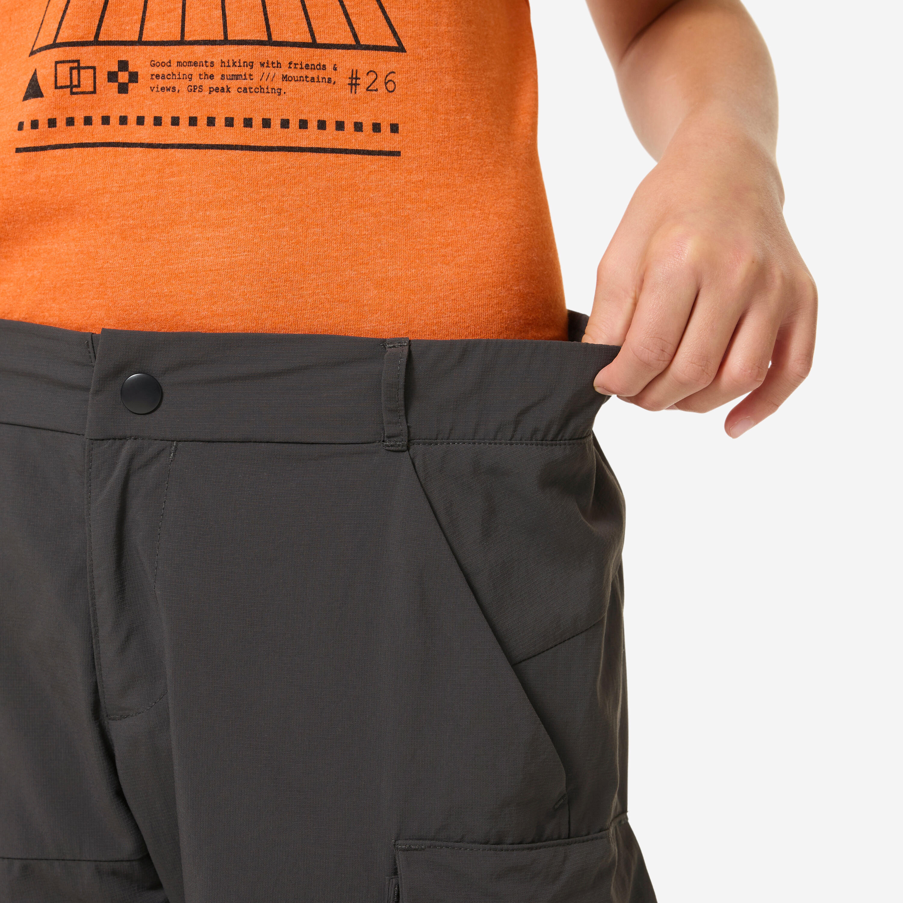 Pantalon de randonnée convertible enfant, MH 500 - QUECHUA