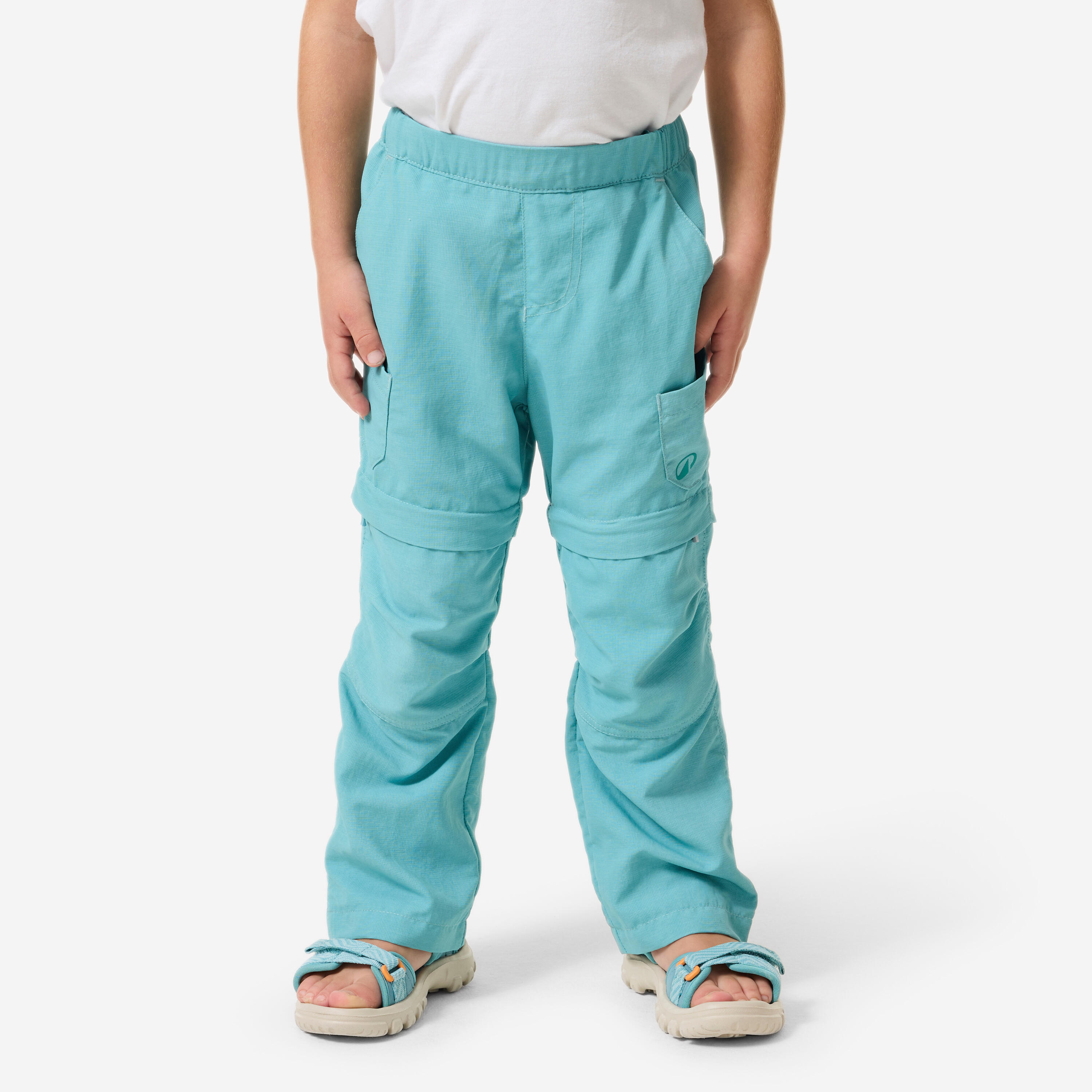 Pantalon modulabil de drumeție pentru copii 2-6 ani, MH500 albastru