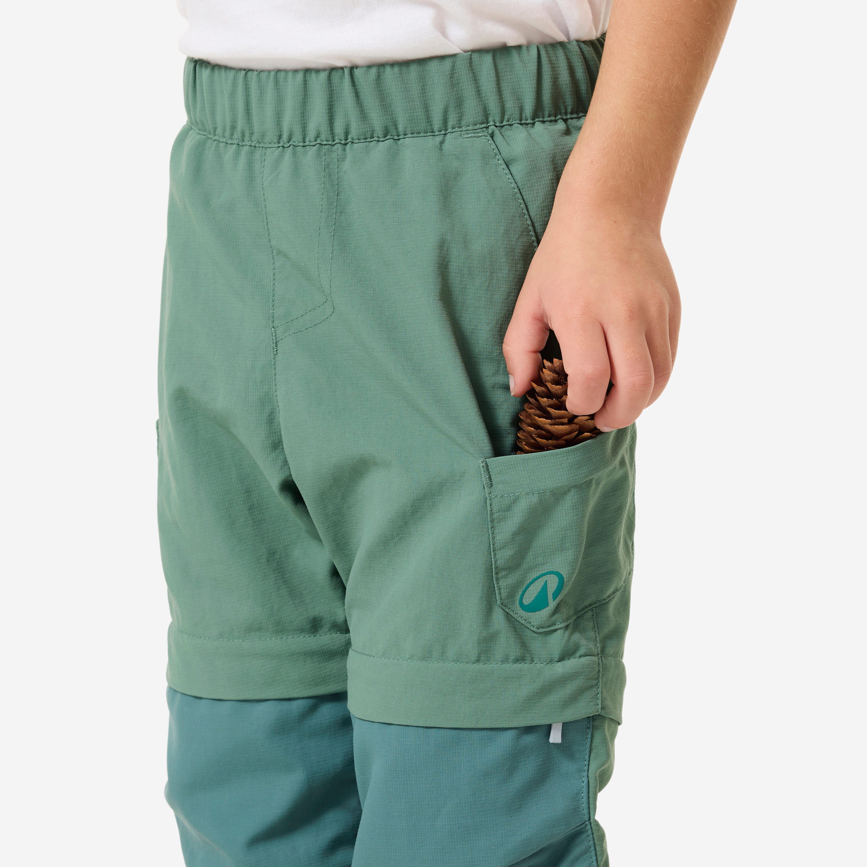 Kids’ Convertible Hiking Pants, MH 500 - QUECHUA