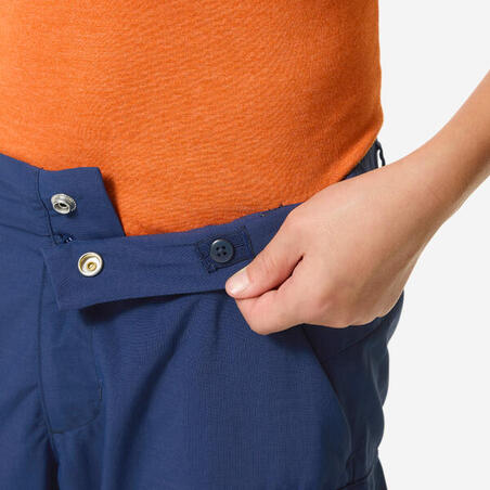 Штани модульні дитячі MH500 для гірського туризму сині