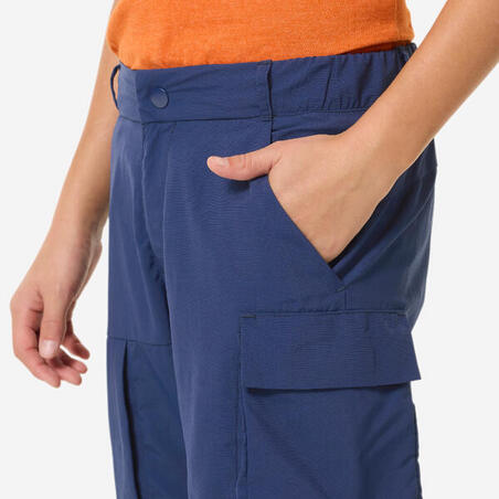 Штани модульні дитячі MH500 для гірського туризму сині