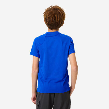 Футболка MH900 для туризму для дітей 7-15 років синя