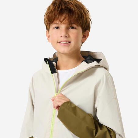Куртка дитяча MH500 для туризму водонепроникна 7-15 років бежева