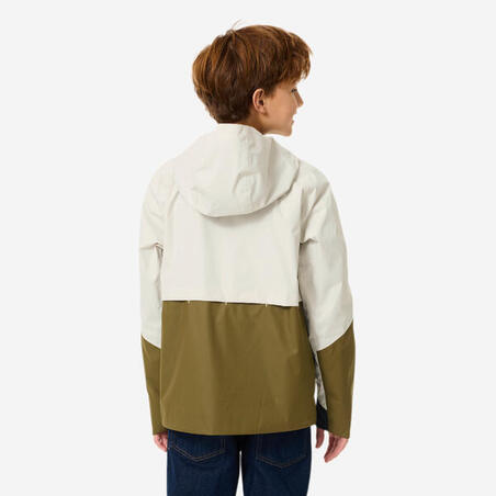 Куртка дитяча MH500 для туризму водонепроникна 7-15 років бежева