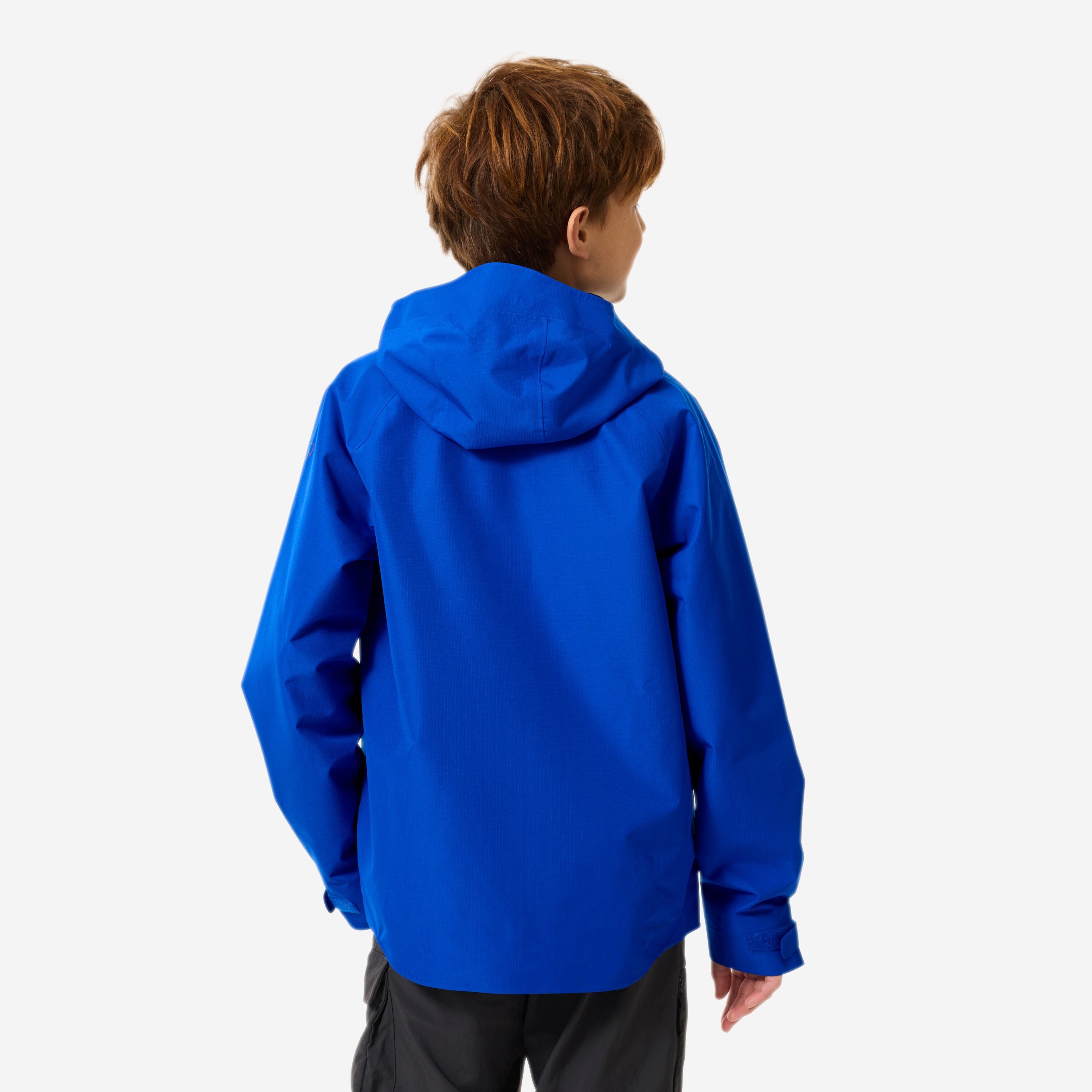 Veste de randonnée montagne imperméable légère enfant 7-15 ans, MH900 bleu 4/12