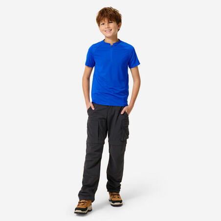 Футболка MH900 для туризму для дітей 7-15 років синя