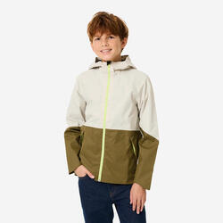 Veste de randonnée imperméable 7-15 ans enfant, MH500 twin rouge