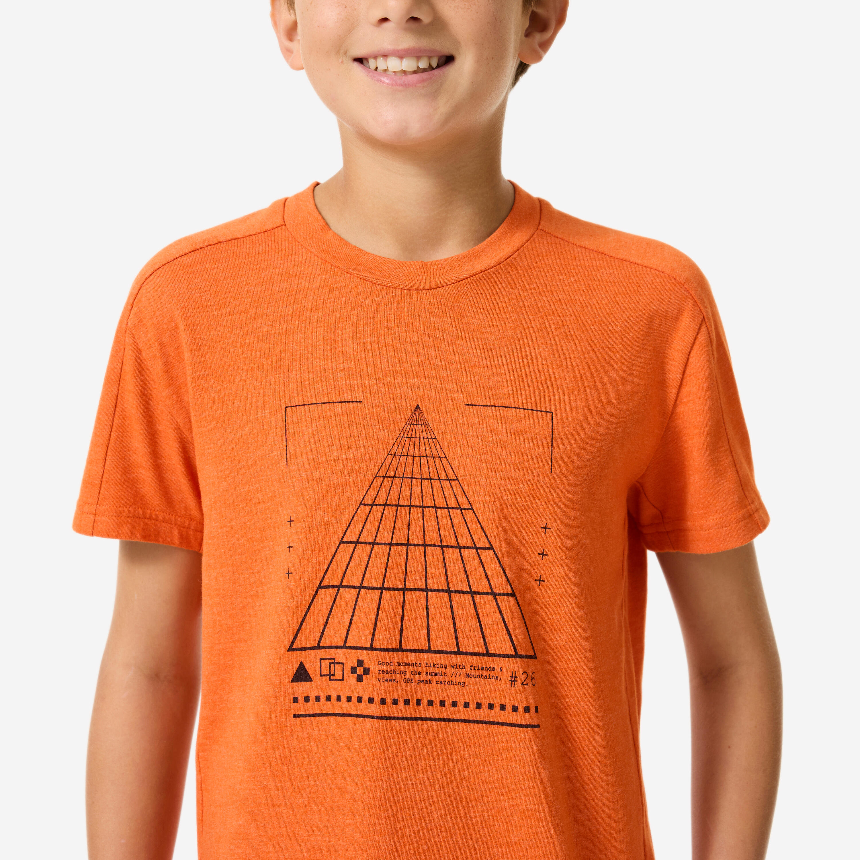 Kids' Hiking T-Shirt, NH 100 Age 7–15 4/6