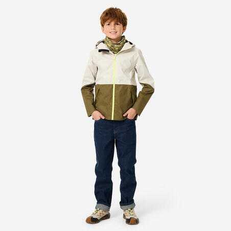 Куртка дитяча MH500 для туризму водонепроникна 7-15 років бежева