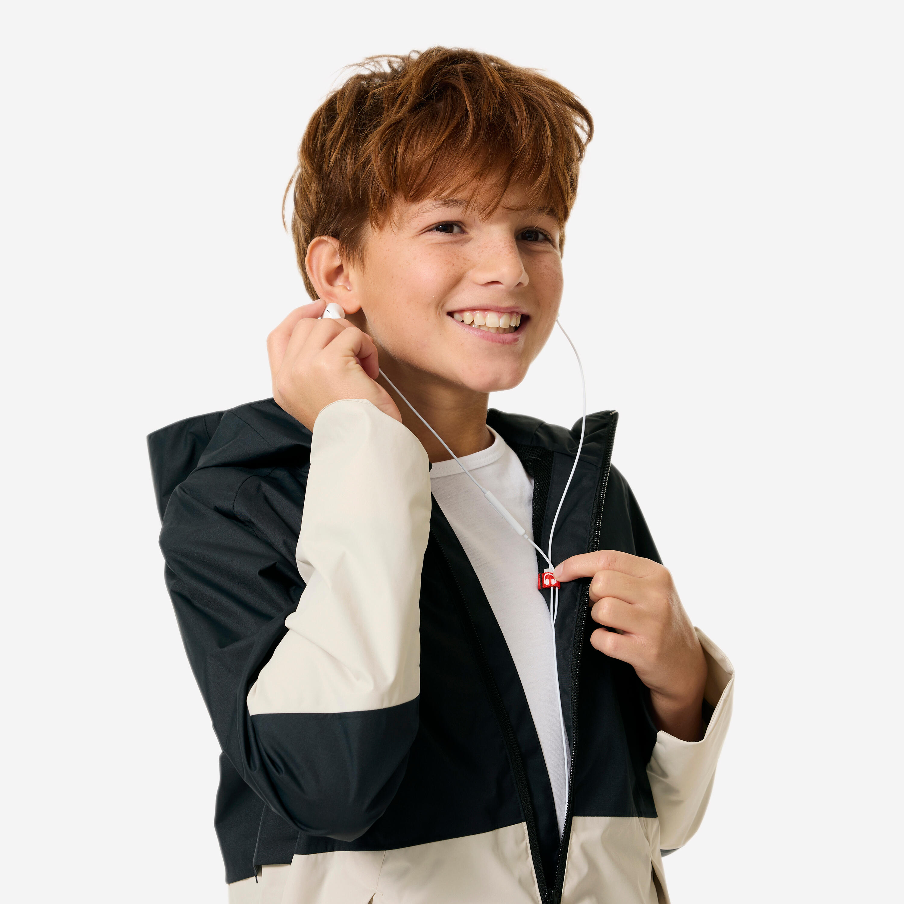 Manteau de randonnée imperméable enfant, MH 500 Âge 7-15 ans 7/9
