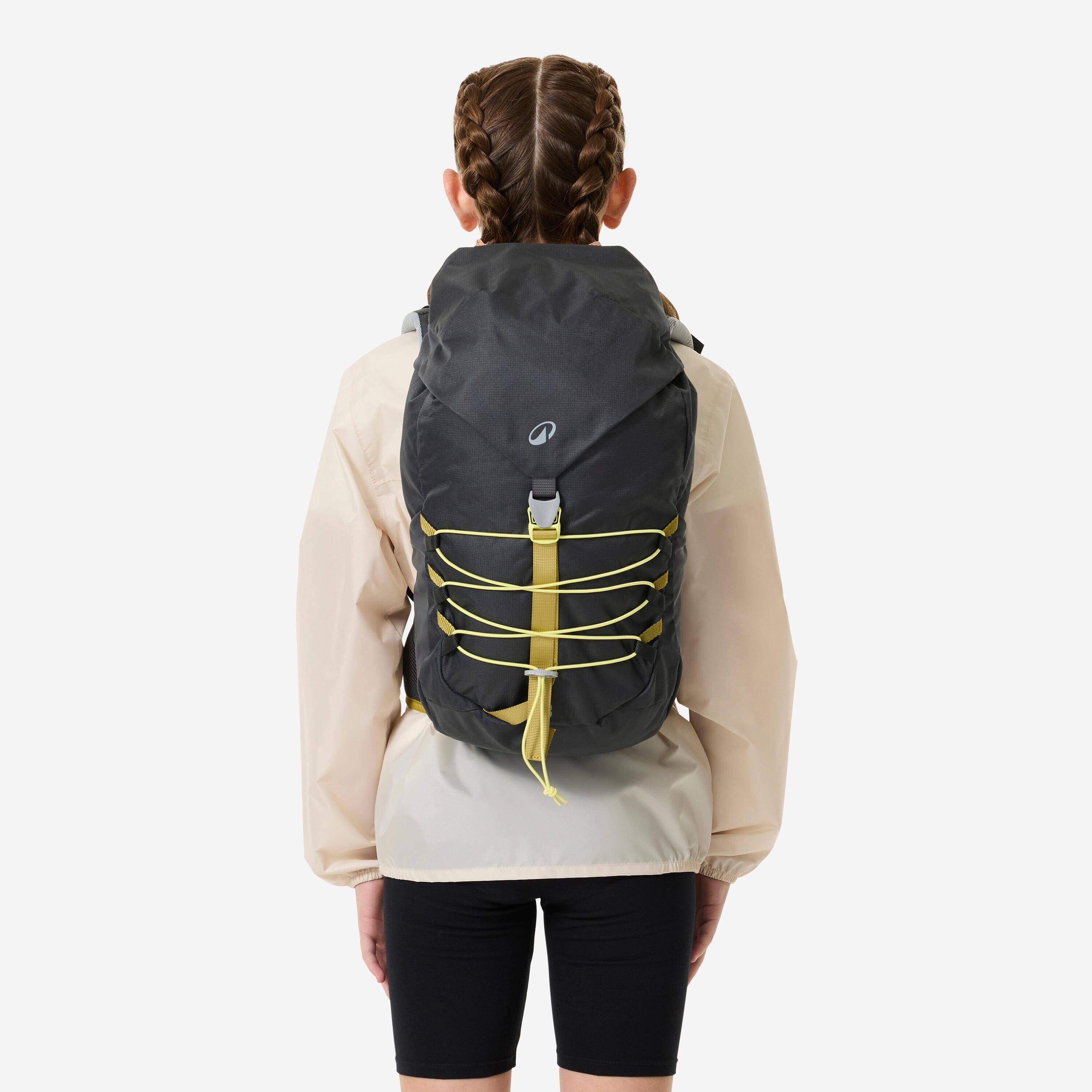 Hiking backpack 18 L, 7-15 years, MH500 - Grey -  2