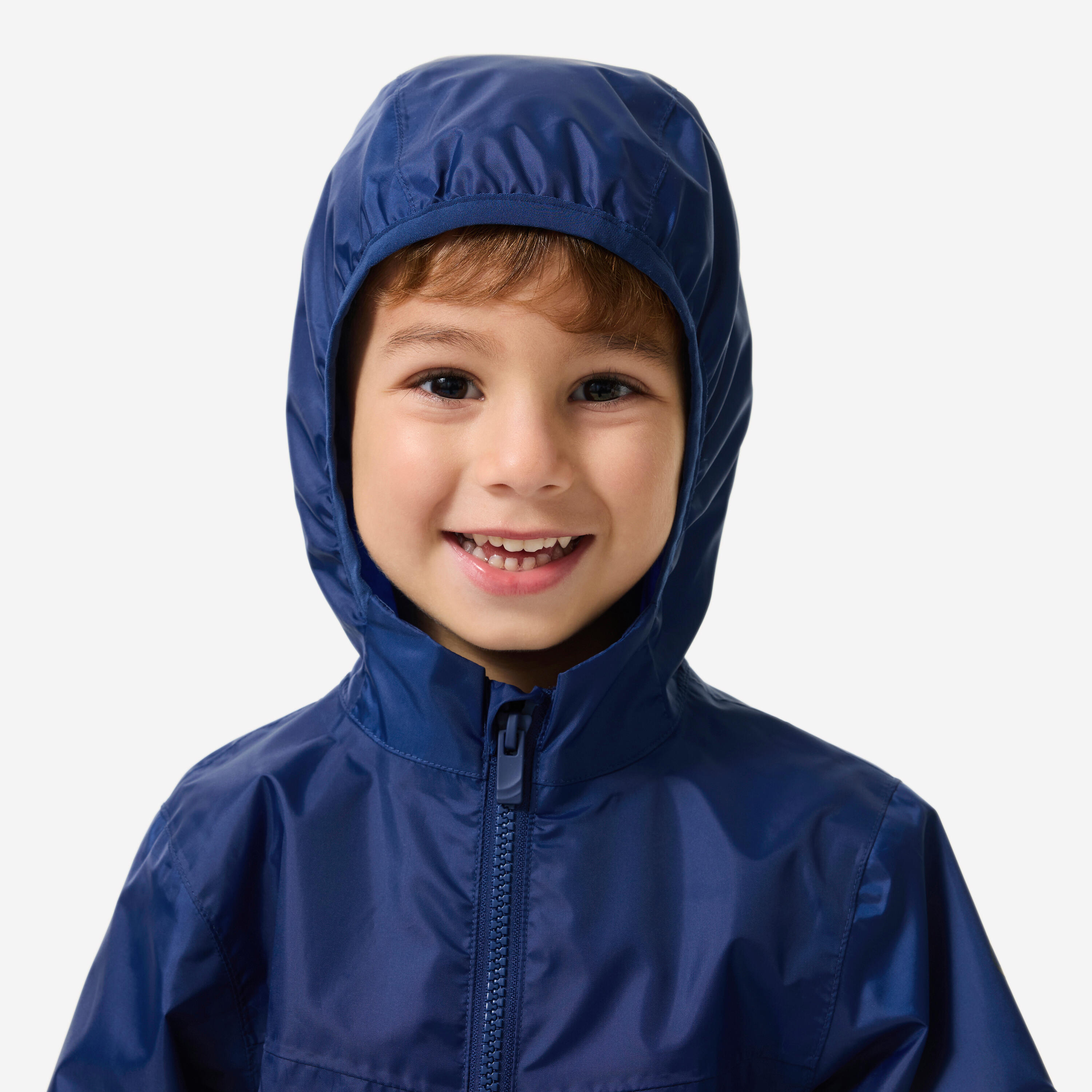 Kids’ Waterproof Hiking Jacket, MH 100 - QUECHUA
