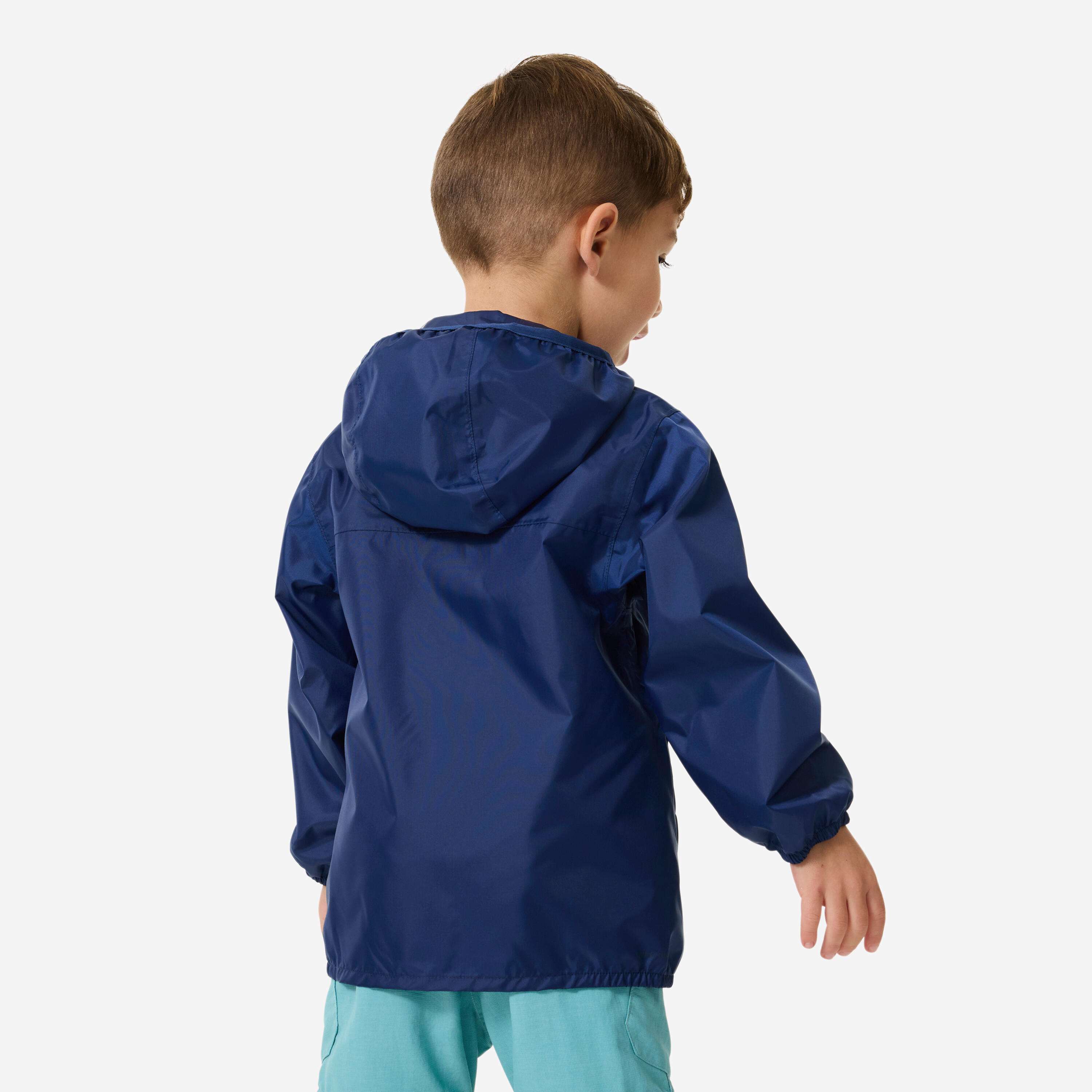 Manteau de randonnée imperméable enfant, MH 100 4/8
